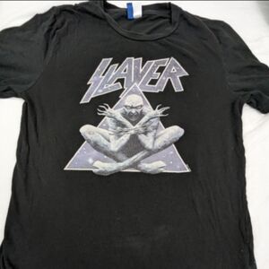Slayer 2017 Vintage Band Merch Tee Divine Intervention Small